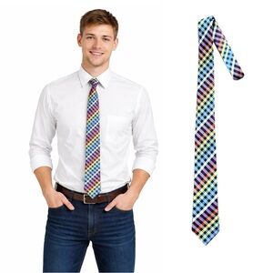 Multicolor Checkered Tie
🔥% bundle of 3, 5, 10, 15 or 20 ties